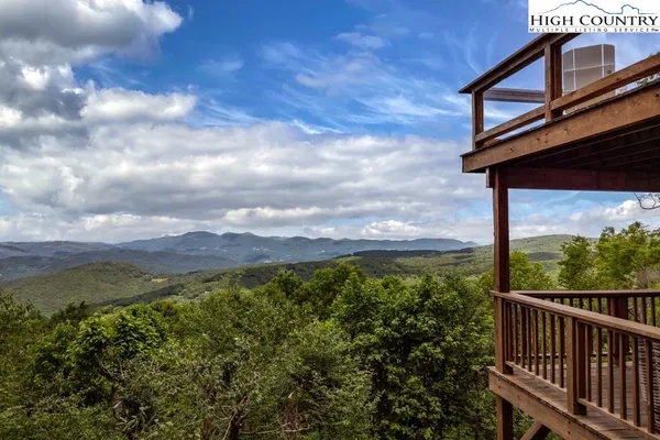 a view of a yard from balcony