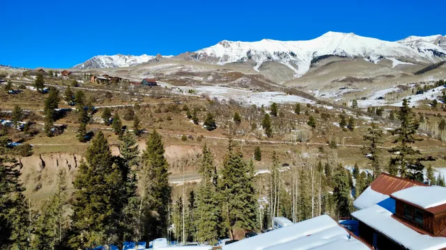 a view of a room with bed and a wooden floor