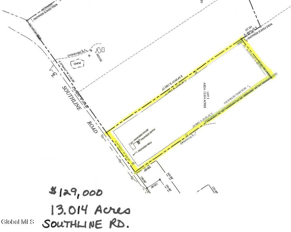 346 South Line Road Galway, NY 12074 - Photo 2 of 2 346 Southline Rd. lot survey pic