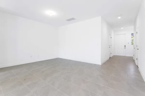 a view of an empty room