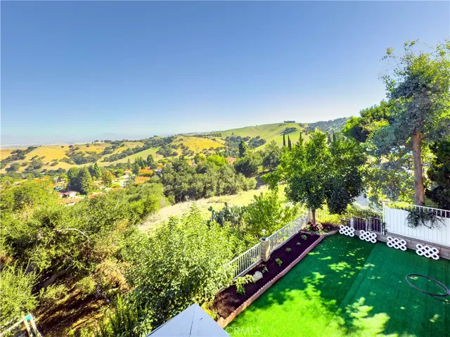 a view of a green field with lots of plants in it