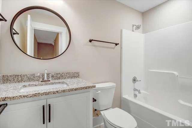 a view of a room with an empty space