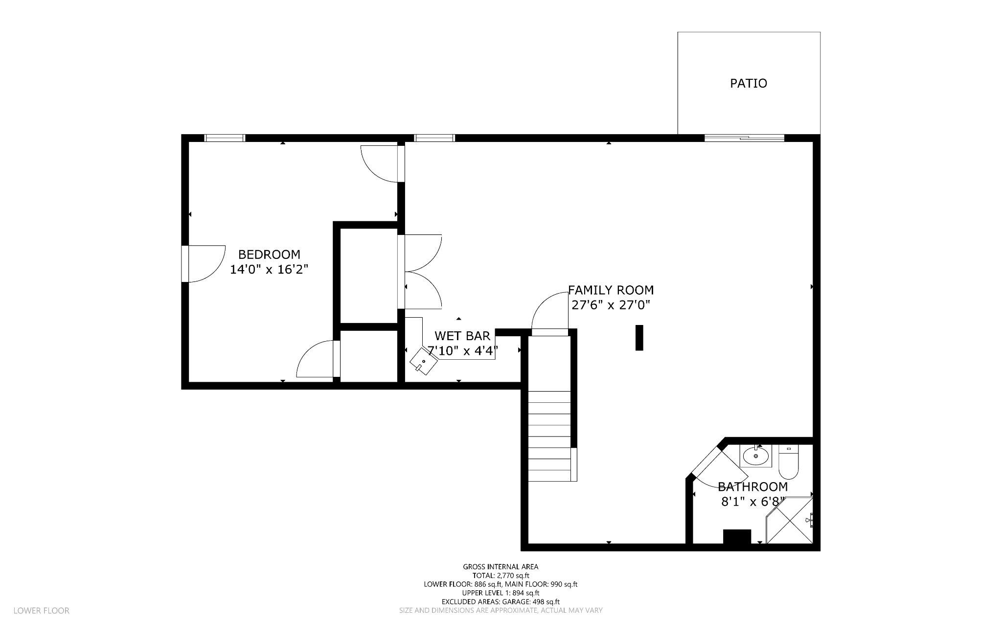 3128 Memory Lane Silver Spring, MD 20904 - Photo 47 of 49 Lower Level Floor Plan