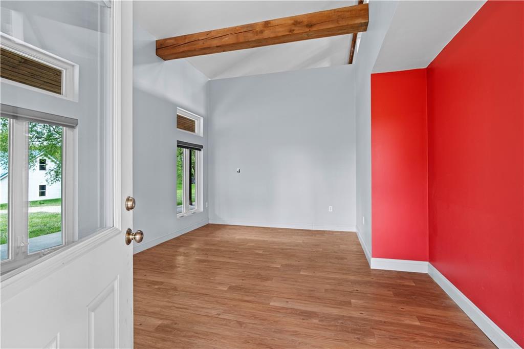 596 Wulfert Road Rochester Mills, PA 15771 - Photo 36 of 49 a view of an empty room with wooden floor and a window