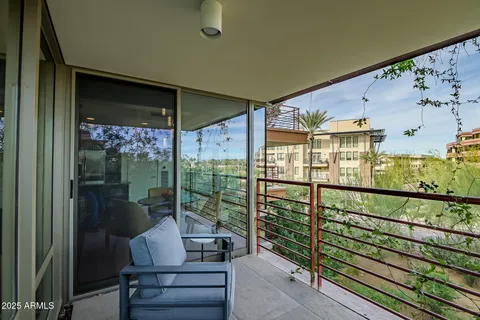 a view of outdoor space with seating area