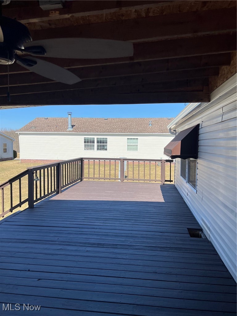 7716 Depot Road, Unit 7 Lisbon, OH 44432 - Photo 4 of 21 View of deck
