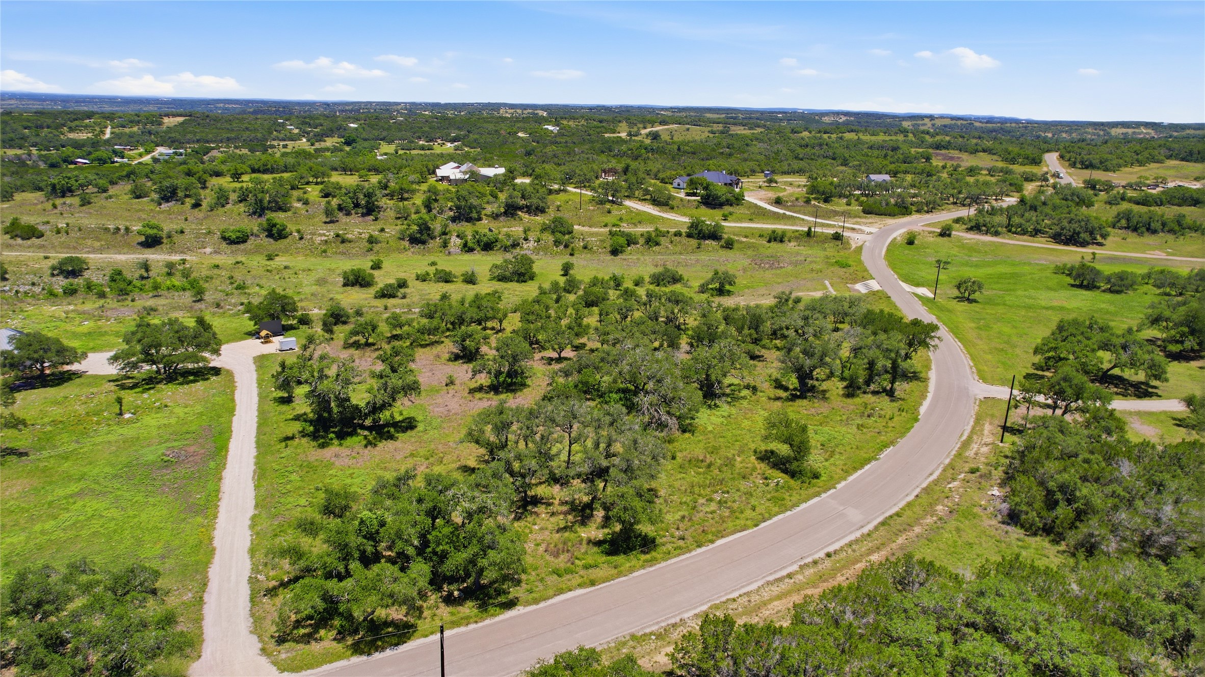 623 Whiskey Trail Blanco, TX 78606 - Photo 8 of 23 An aerial view of the 6-acre lot