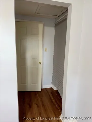 a view of front door