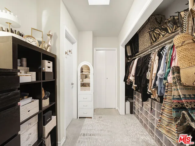 a view of walk in closet