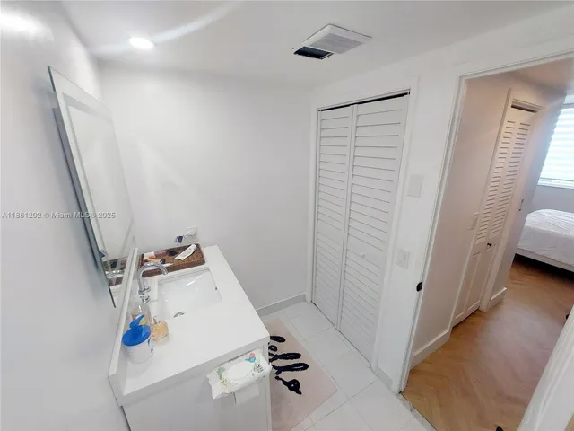 a room with storage and utility