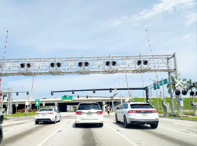 a car parked in front of a building