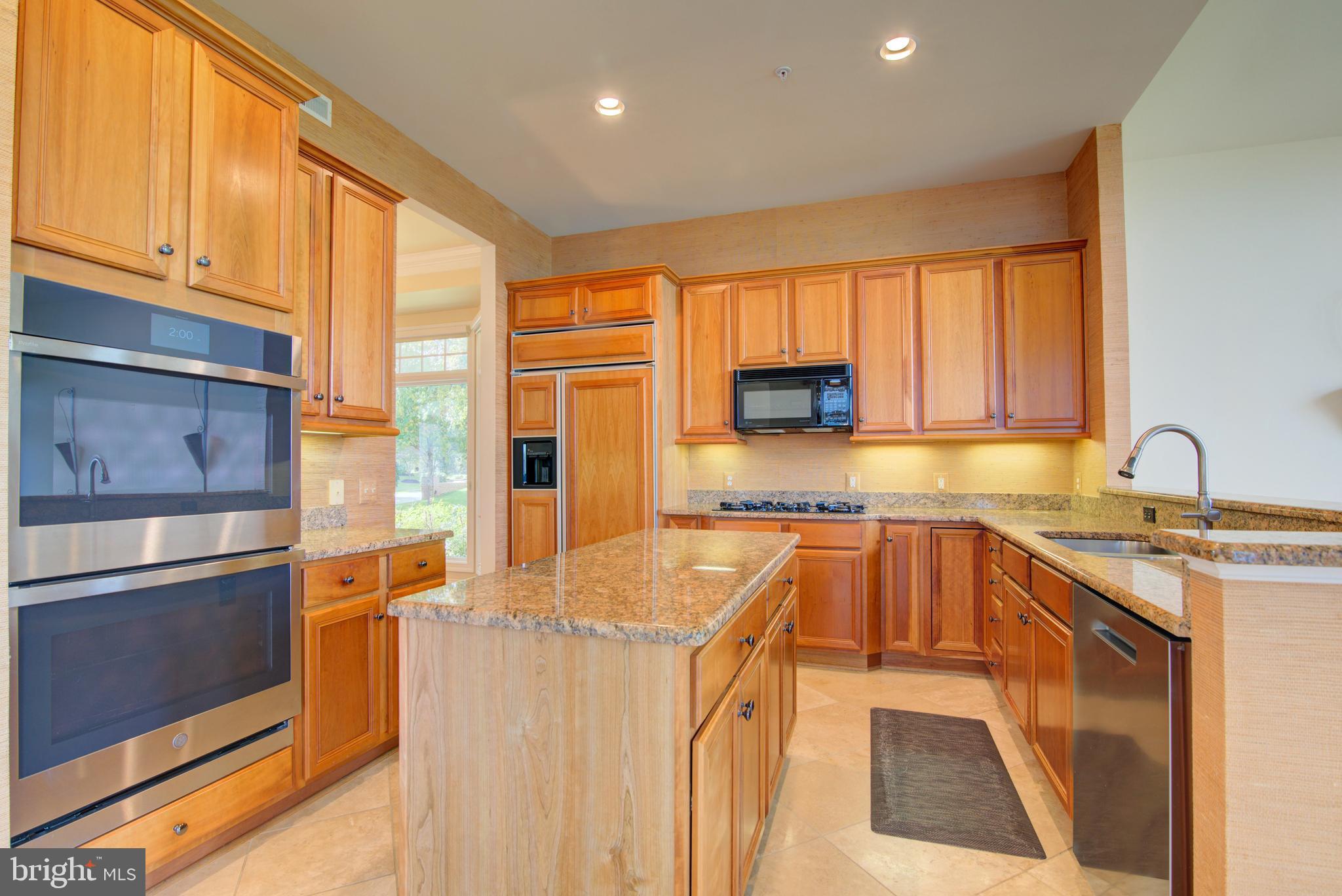 43462 Firestone Place Leesburg, VA 20176 - Photo 16 of 80 a kitchen with stainless steel appliances granite countertop a sink and cabinets