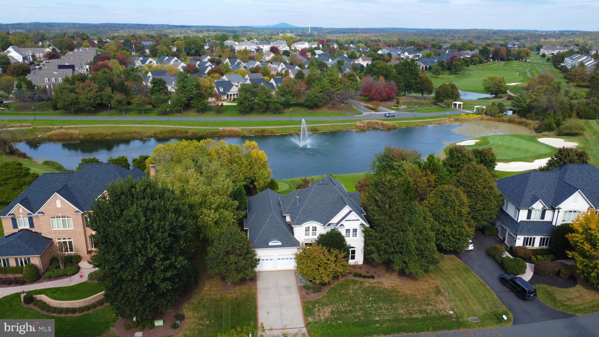 43462 Firestone Place Leesburg, VA 20176 - Photo 2 of 80 AERIAL VIEW SHOWING RCC #5 AND LAKE FROM HOME