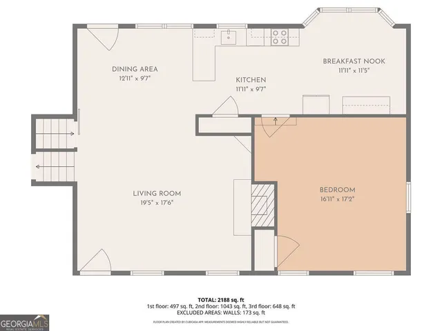 a kitchen with cabinets and appliances