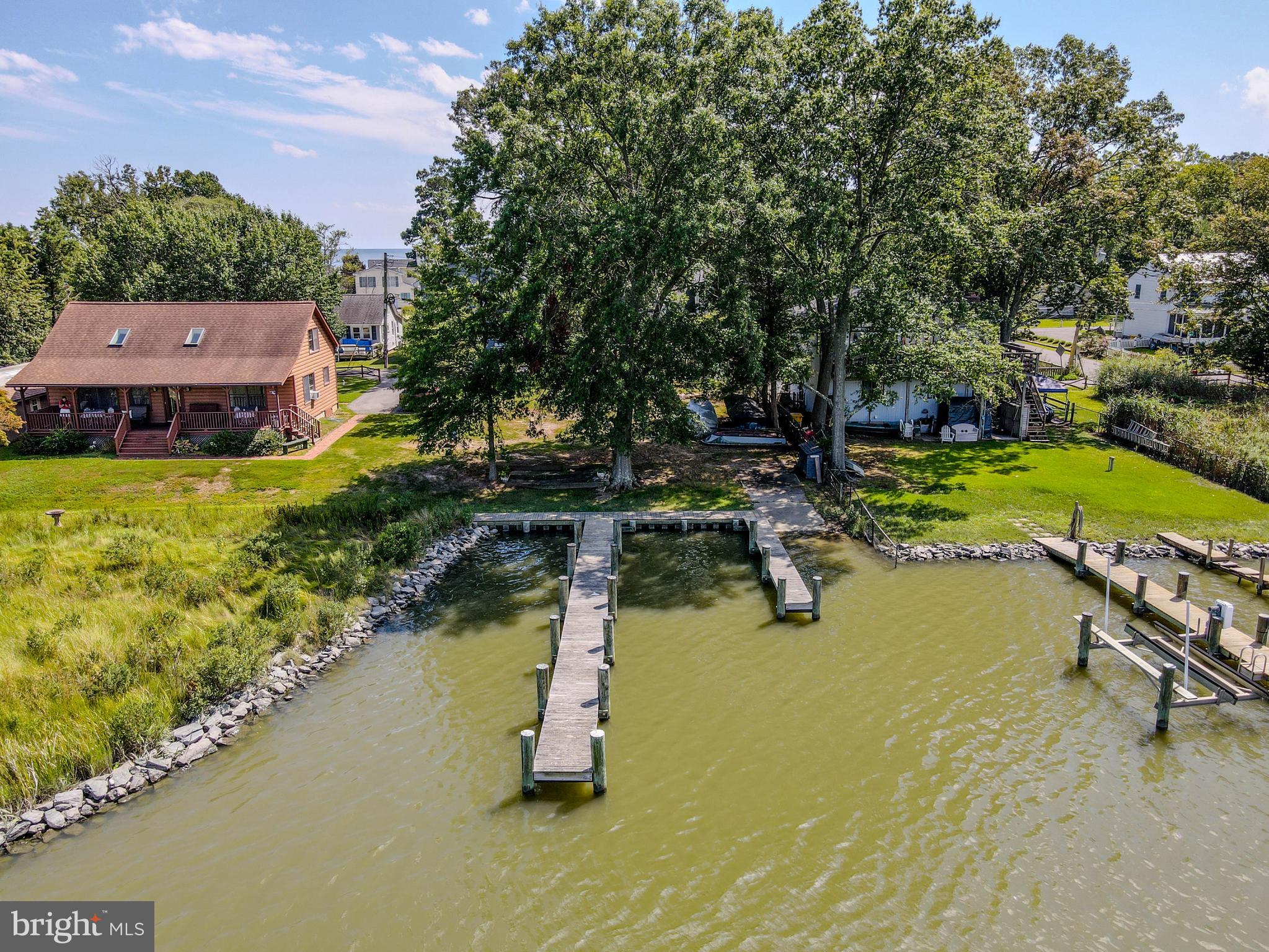 964 Main Street Deale, MD 20751 - Photo 5 of 14 an aerial view of a house with swimming pool and garden