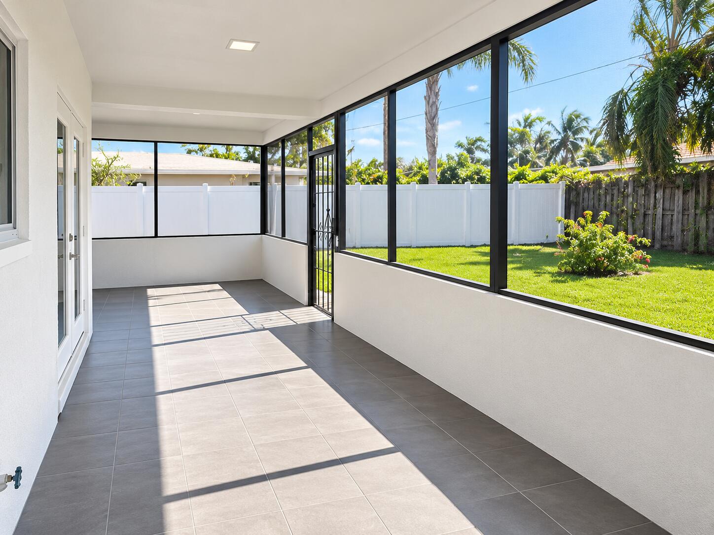 266 Southwest 12th Street Boca Raton, FL 33432 - Photo 19 of 30 Bright Modern Screened Patio and Garden