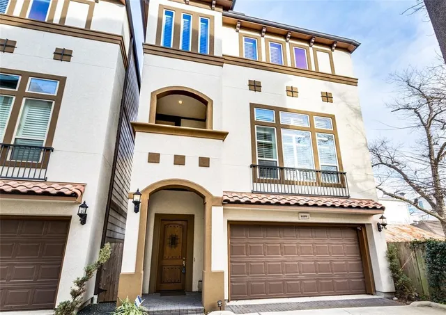 a front view of a building