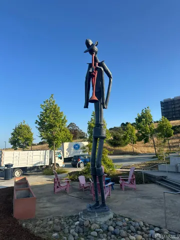 a view of outdoor space with seating area