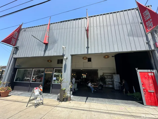 a view of retail shops