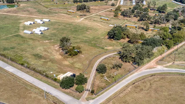 a view of a yard with an outdoor space