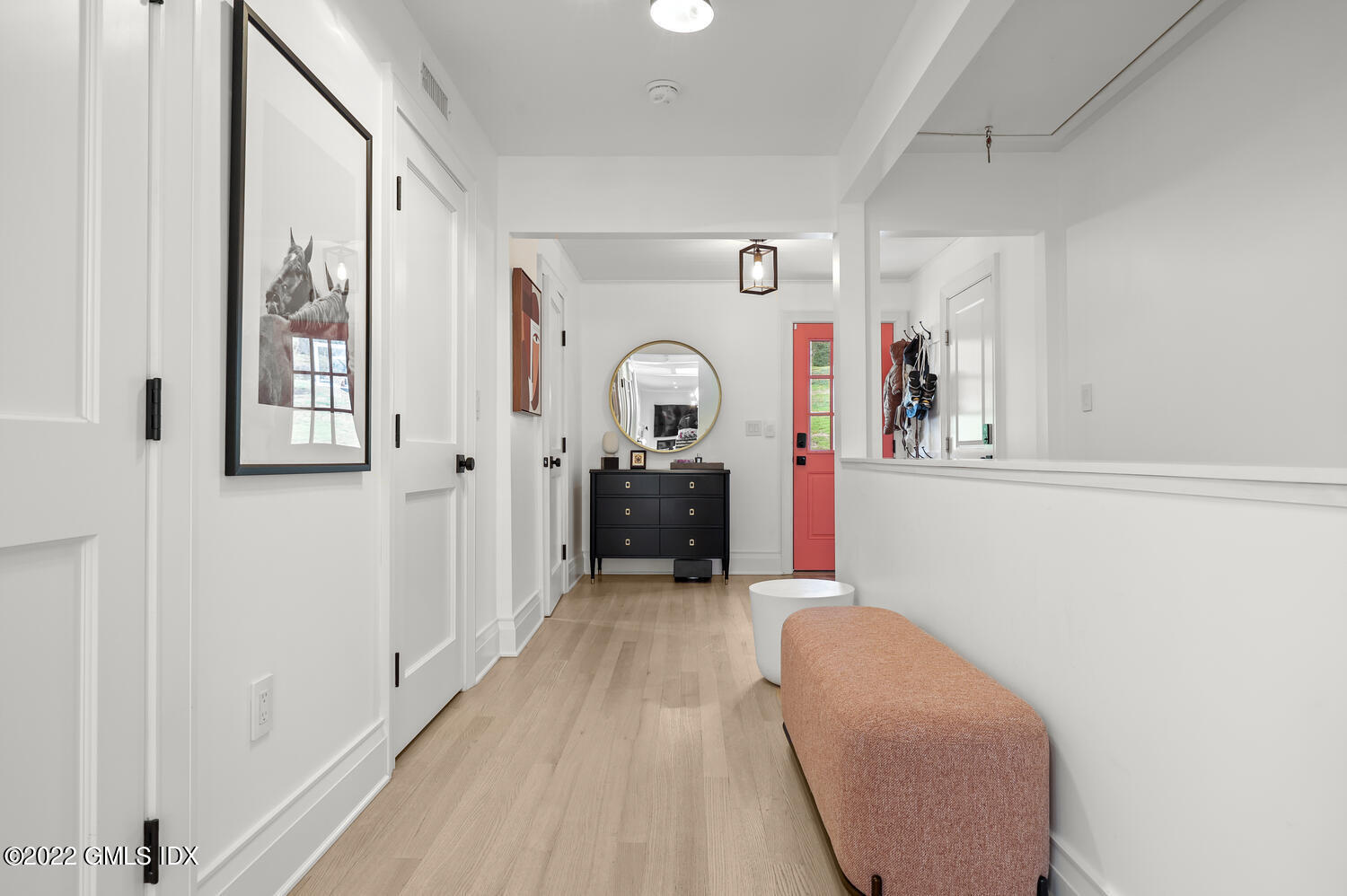 14 Copper Beech Road Greenwich, CT 06830 - Photo 11 of 48 a view of a hallway with a workspace