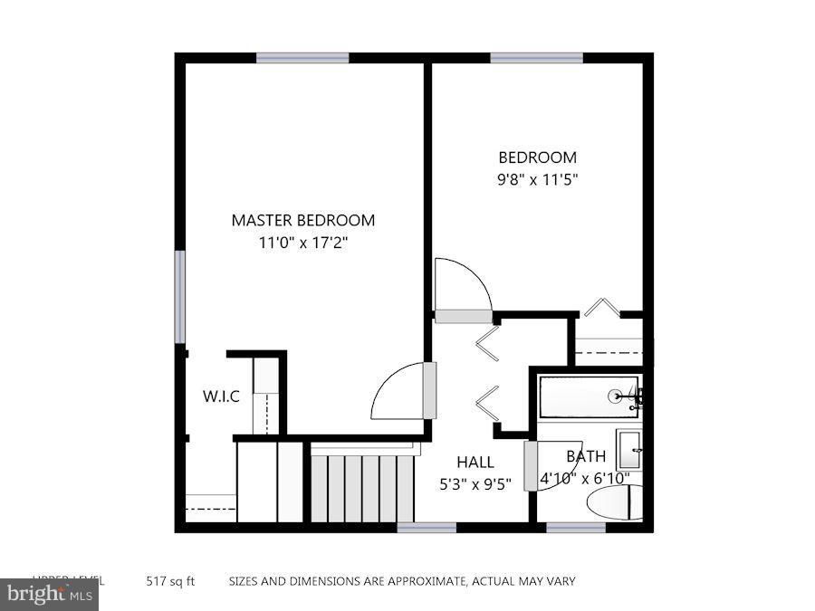 1656 Preston Road Alexandria, VA 22302 - Photo 29 of 29 a black and white photo of a floor plan