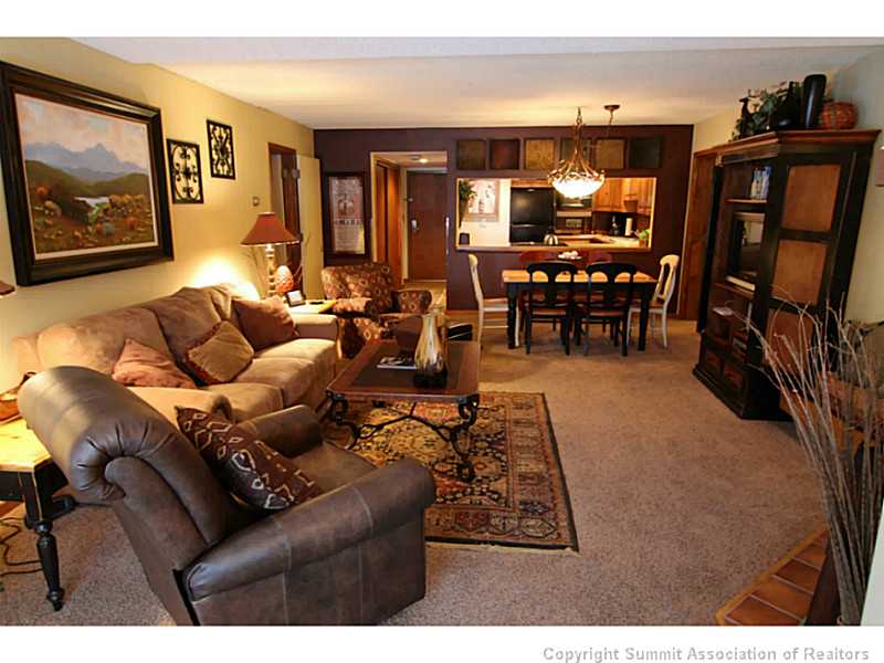 800 Copper Road, Unit 179 Frisco, CO 80443 - Photo 3 of 23 Living Room. Mountain luxurious decor & comes fully-furnished