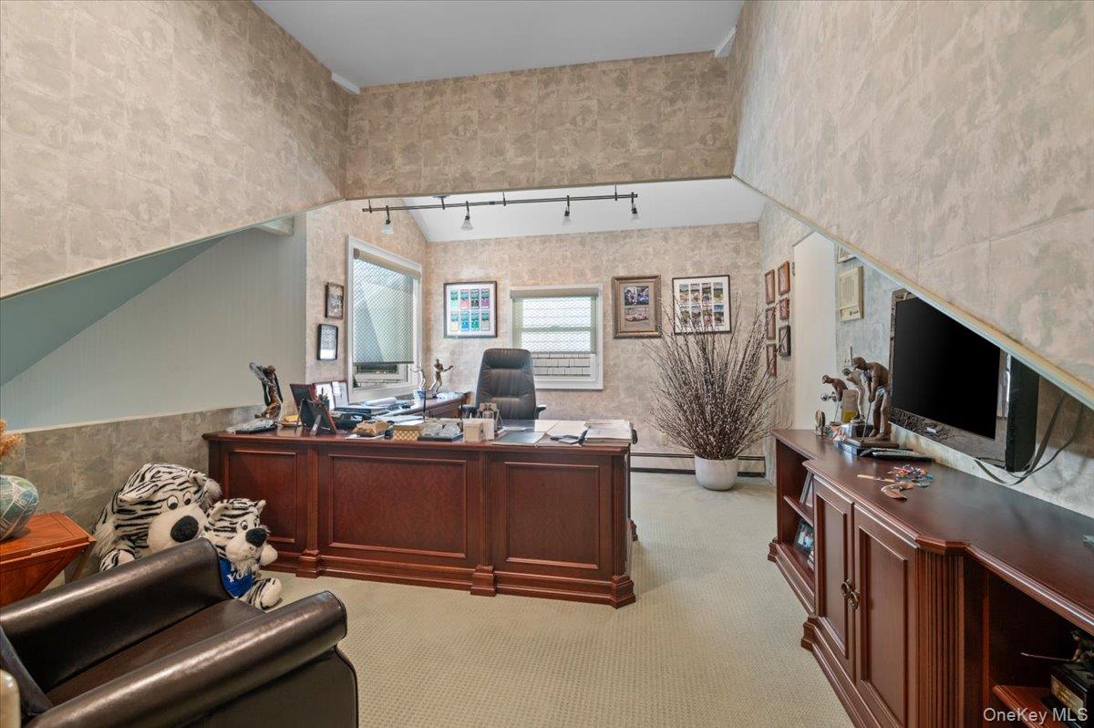 45 Coves Run Syosset, NY 11791 - Photo 19 of 43 a living room with furniture and a flat screen tv