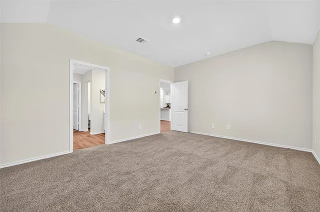 a view of empty room