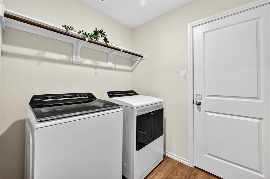 4208 Carnation Drive Sherman, TX 75090 - Photo 27 of 34 a view of utility room with washer and dryer