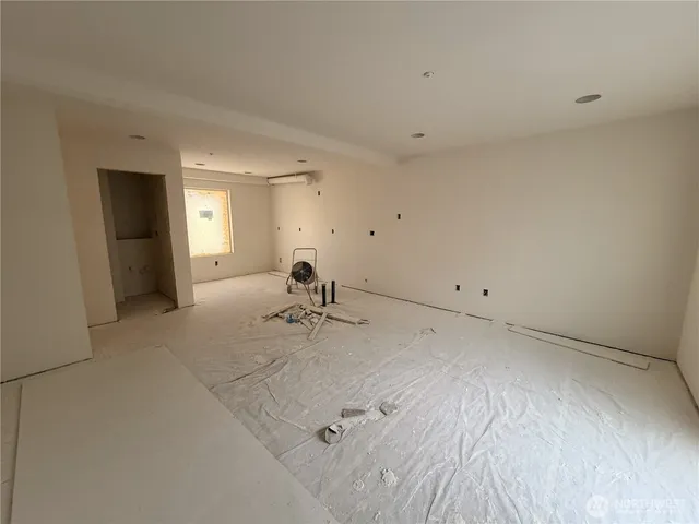 a view of a room with a sink