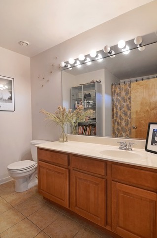 1224 West Van Buren Street, Unit 213 Chicago, IL 60607 - Photo 15 of 16 a bathroom with a sink and a mirror