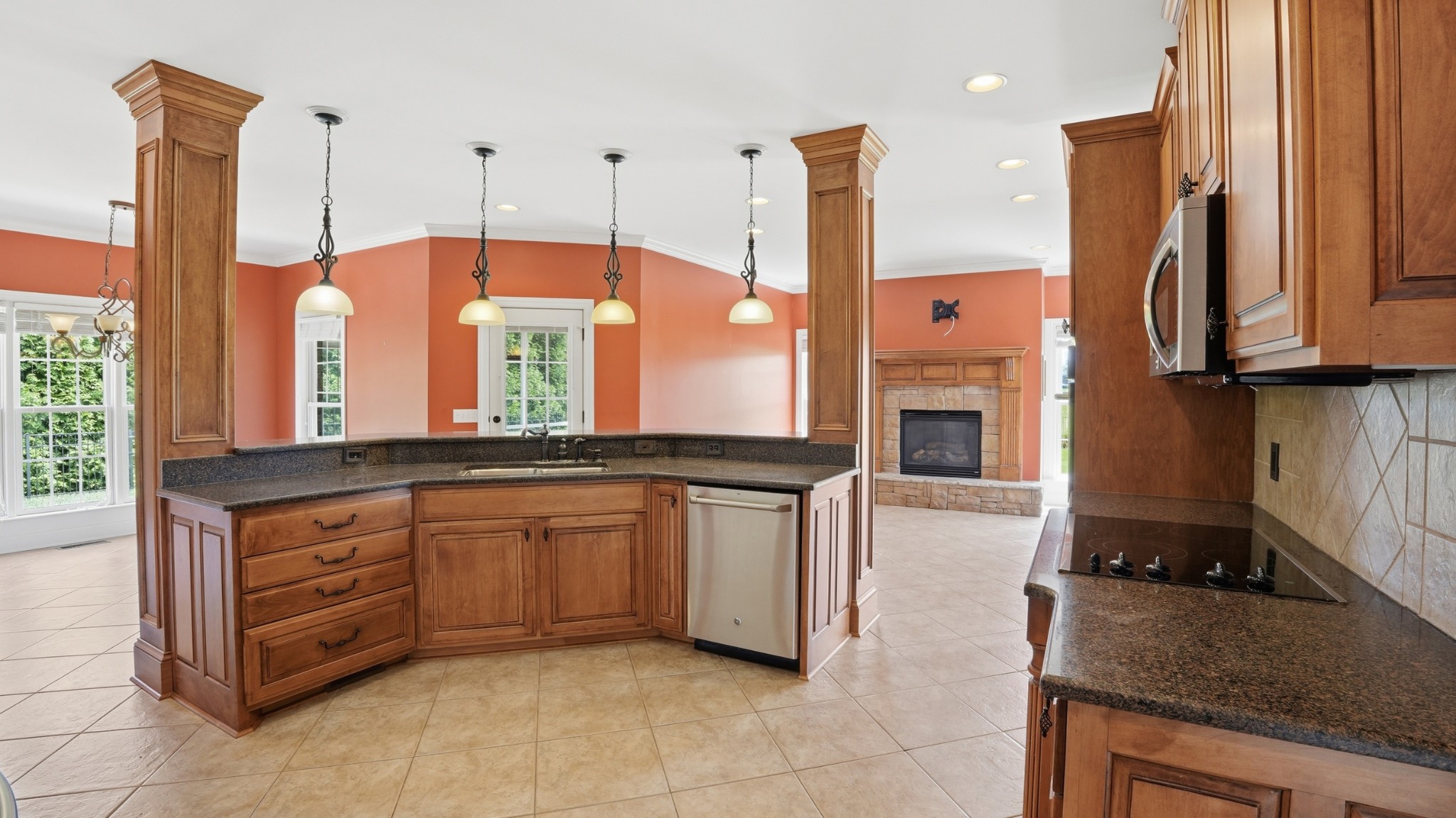 292 Ridgecrest Drive Winchester, TN 37398 - Photo 15 of 62 a kitchen with stainless steel appliances granite countertop a stove a sink and a refrigerator
