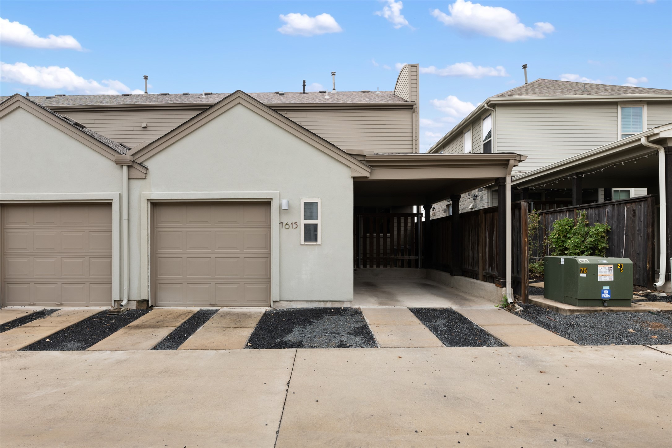 7615 Wolverine Street Austin, TX 78757 - Photo 37 of 40 a front view of a house with garage
