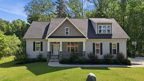 a aerial view of a house