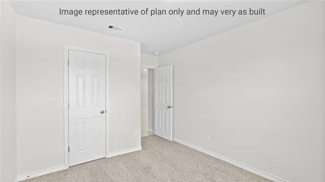 a view of an empty room