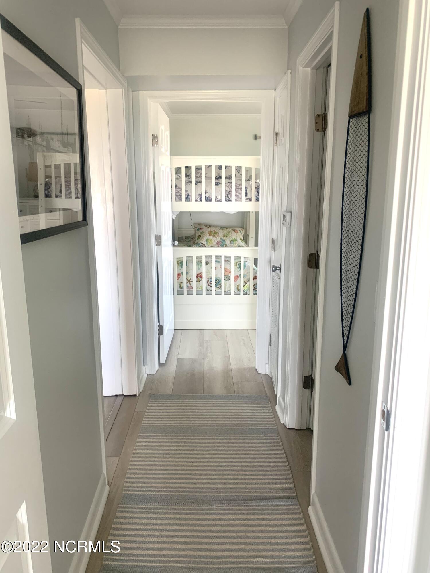 2008 East Fort Macon Road, Unit G 8 Atlantic Beach, NC 28512 - Photo 26 of 55 Hallway towards 2nd bedroom