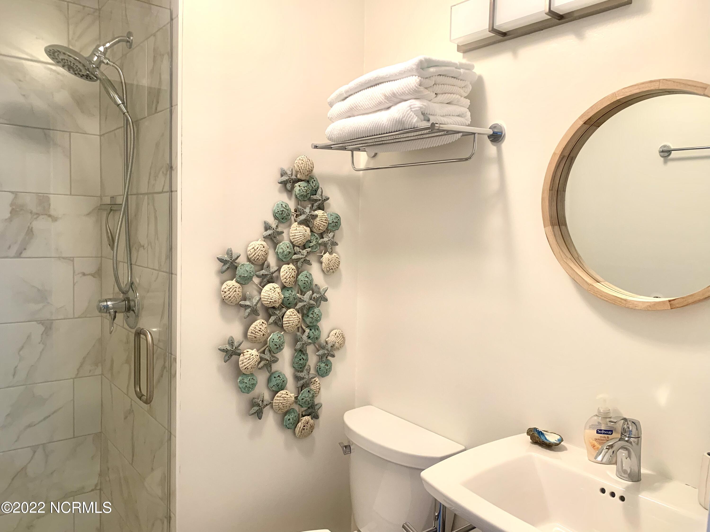 2008 East Fort Macon Road, Unit G 8 Atlantic Beach, NC 28512 - Photo 32 of 55 Hall Bathroom