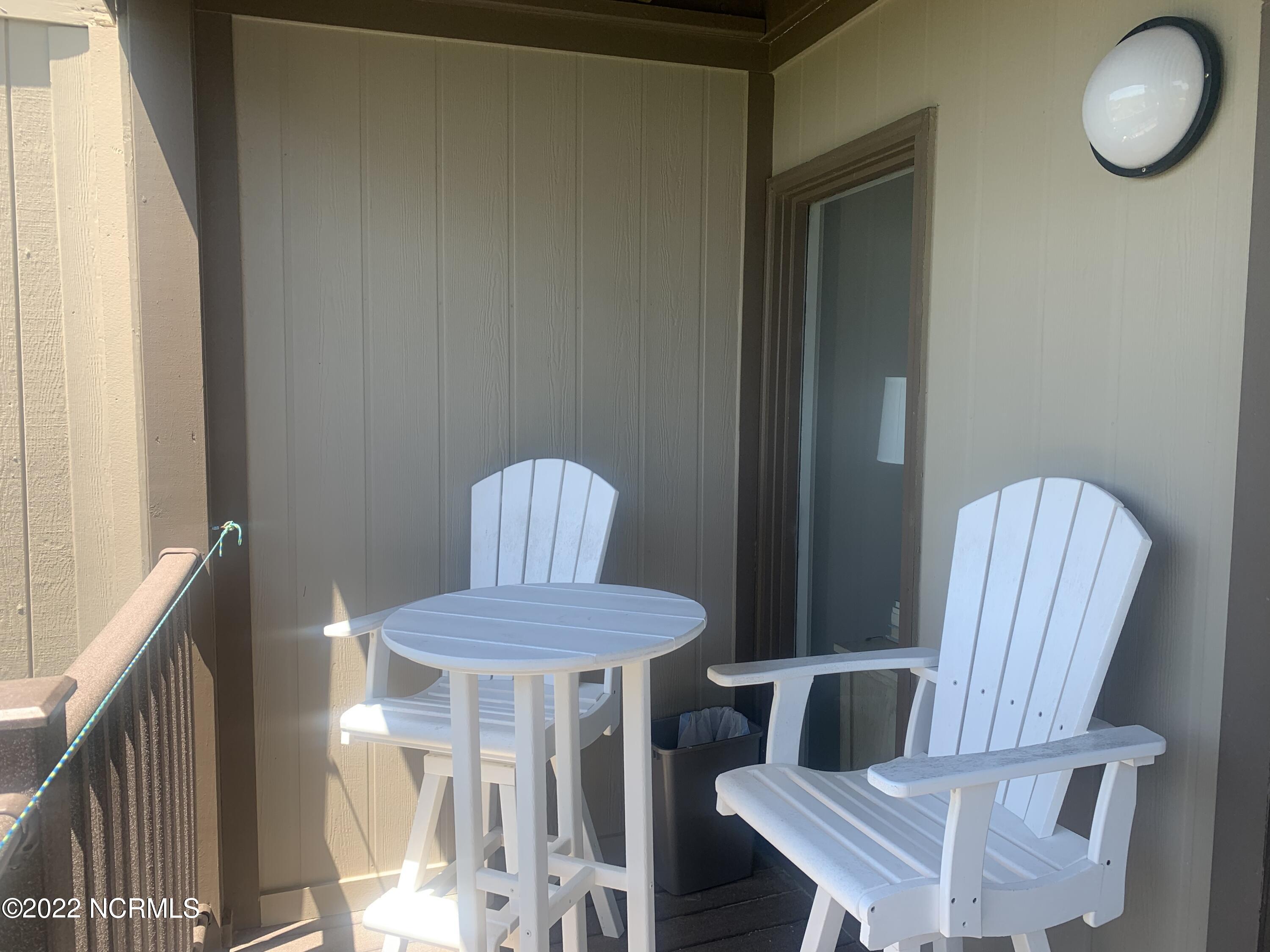 2008 East Fort Macon Road, Unit G 8 Atlantic Beach, NC 28512 - Photo 36 of 55 Covered Balcony