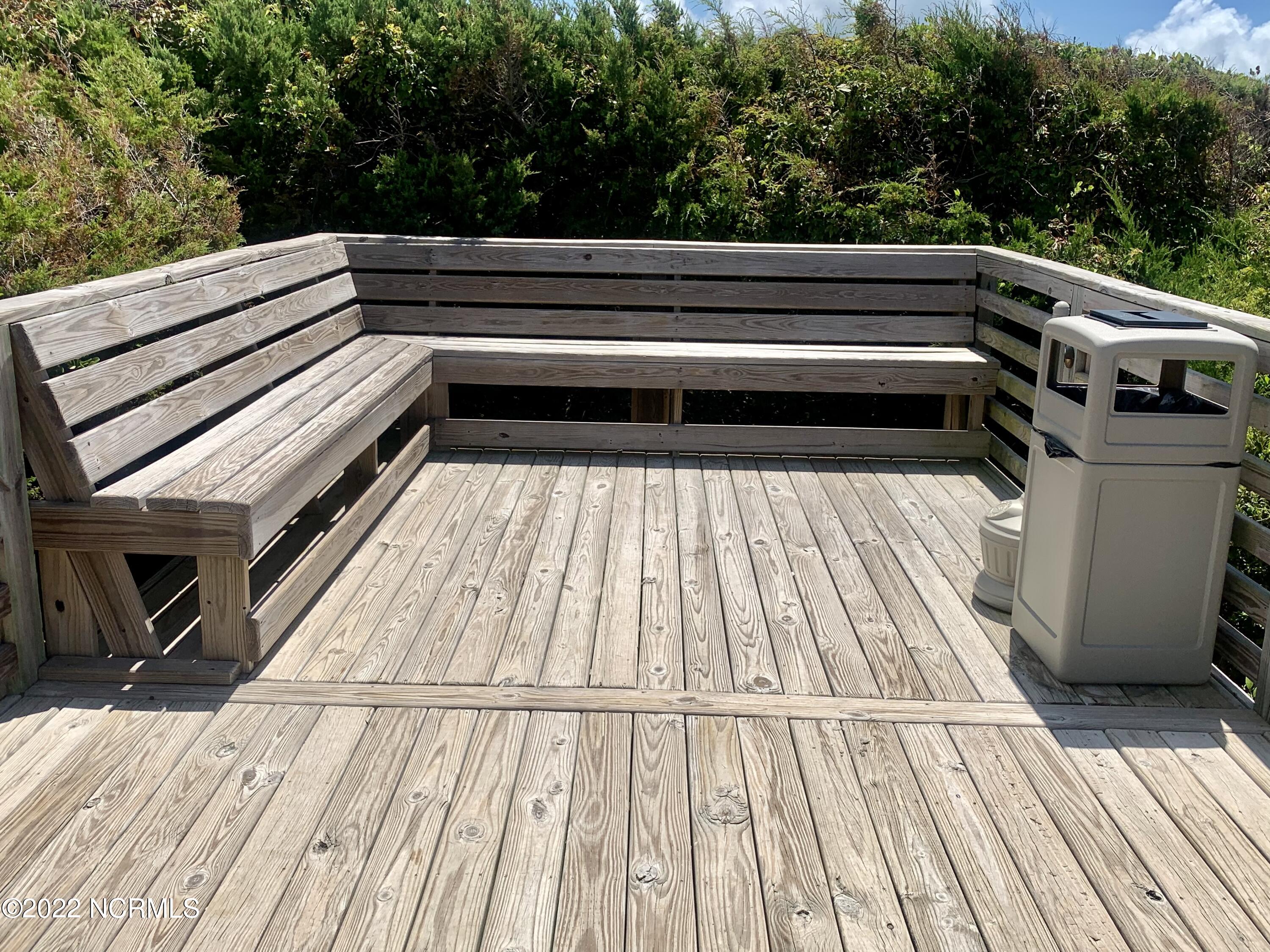 2008 East Fort Macon Road, Unit G 8 Atlantic Beach, NC 28512 - Photo 42 of 55 Relaxing Bench on Beach Walk