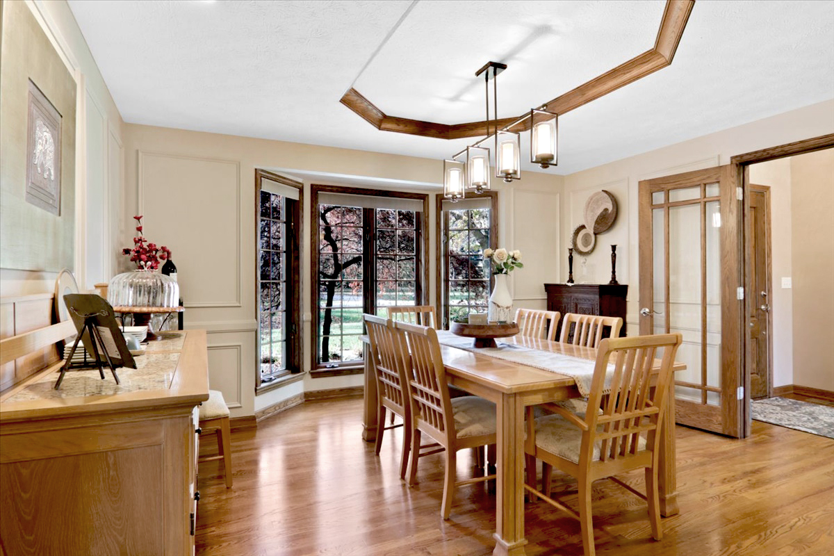 20379 Cedar Avenue Downs, IL 61736 - Photo 41 of 97 a view of a dining room with furniture window and wooden floor