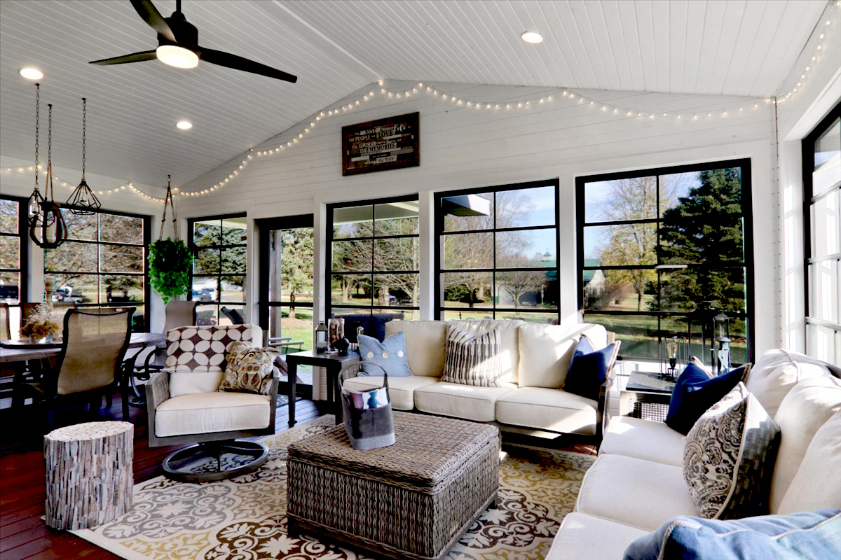 20379 Cedar Avenue Downs, IL 61736 - Photo 52 of 97 a living room with furniture or outdoor view and a large window