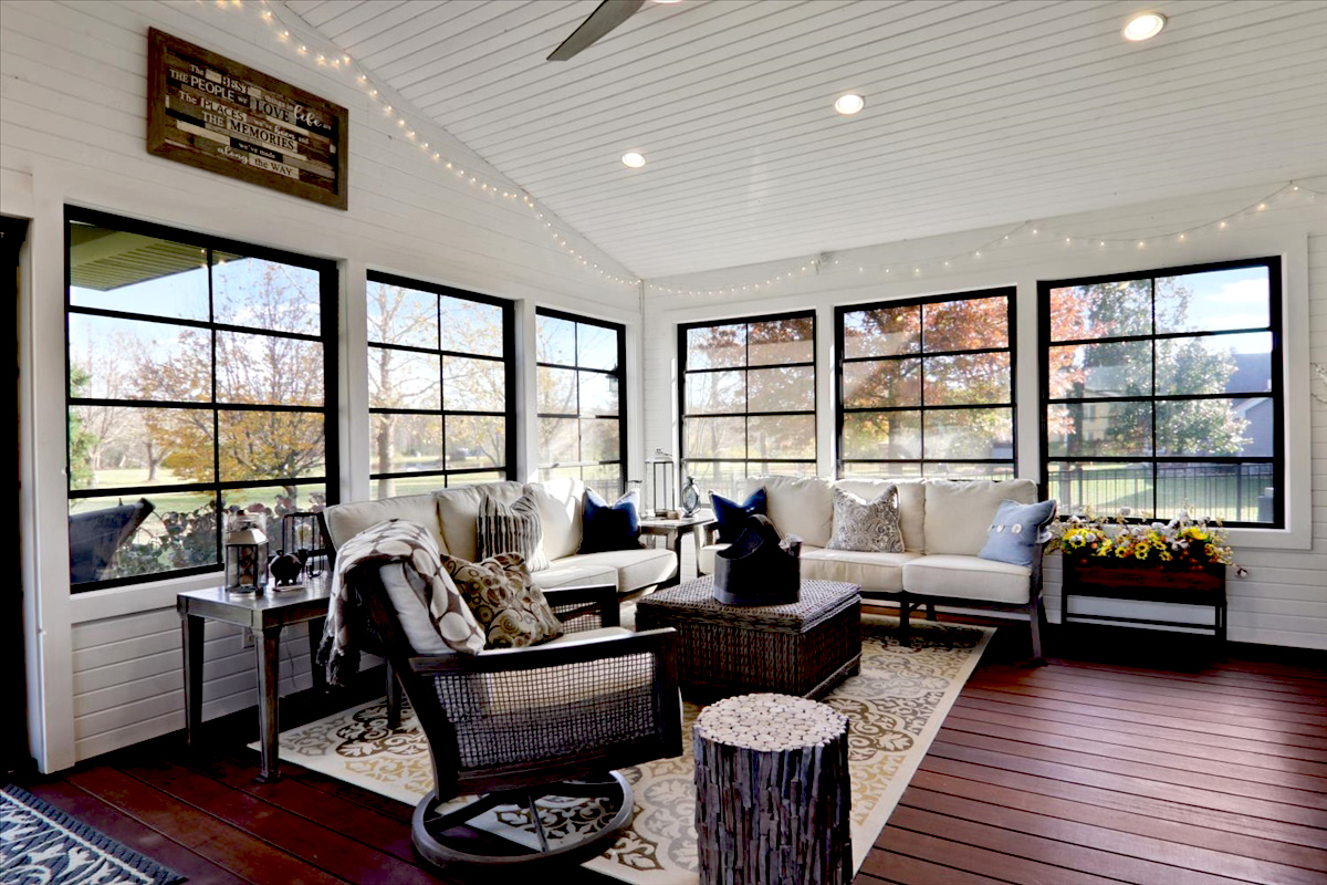 20379 Cedar Avenue Downs, IL 61736 - Photo 53 of 97 a living room with furniture and a floor to ceiling window