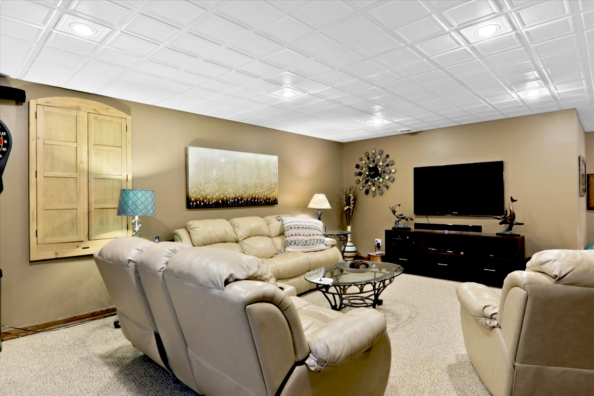 20379 Cedar Avenue Downs, IL 61736 - Photo 80 of 97 a living room with furniture and a flat screen tv