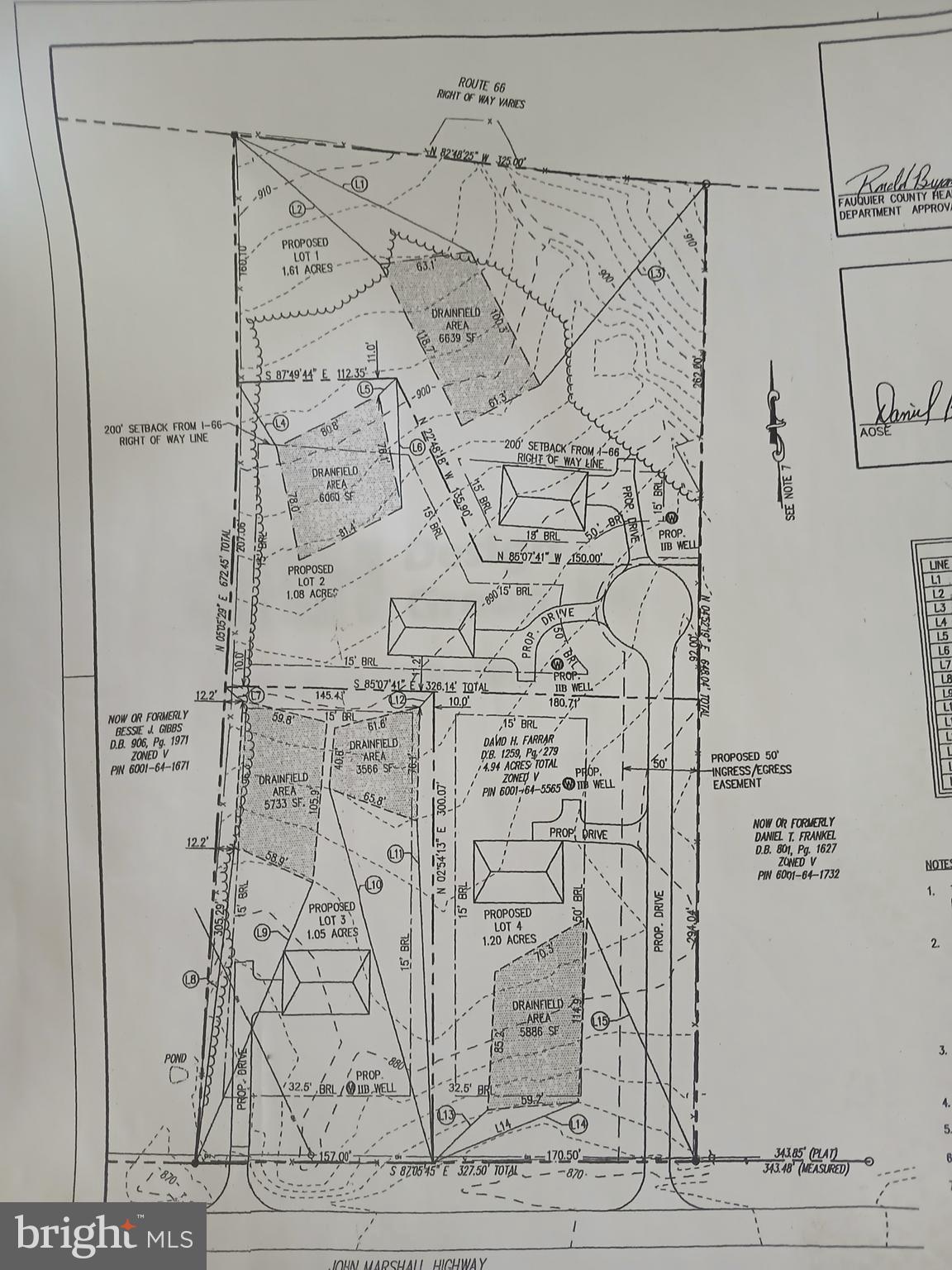 Carolyns Way Linden, VA 22642 - Photo 11 of 12 Site plan showing house ocations on the other lot
