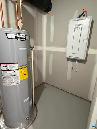 a view of water heater room