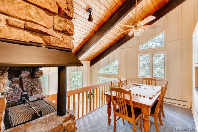 501 Peakview Road Boulder, CO 80302 - Photo 7 of 40 a view of a dining room with furniture window and outside view