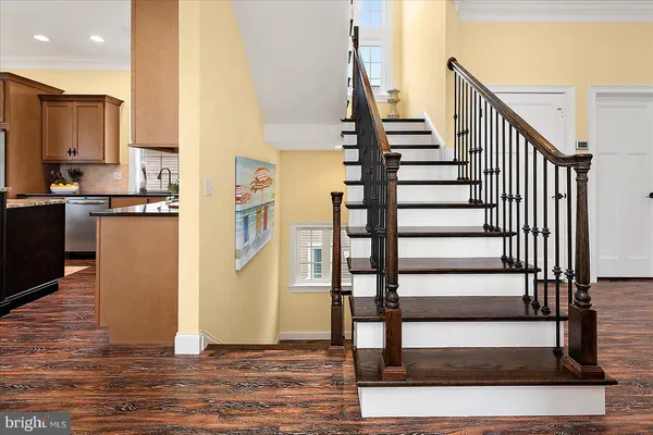 an aerial view of a city with ocean view