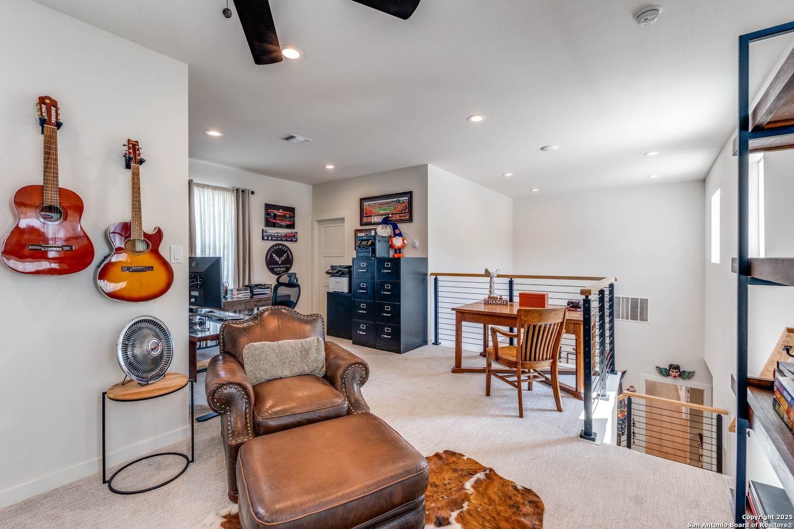 130 Saga Street Spring Branch, TX 78070 - Photo 26 of 49 a living room with furniture and a wooden floor
