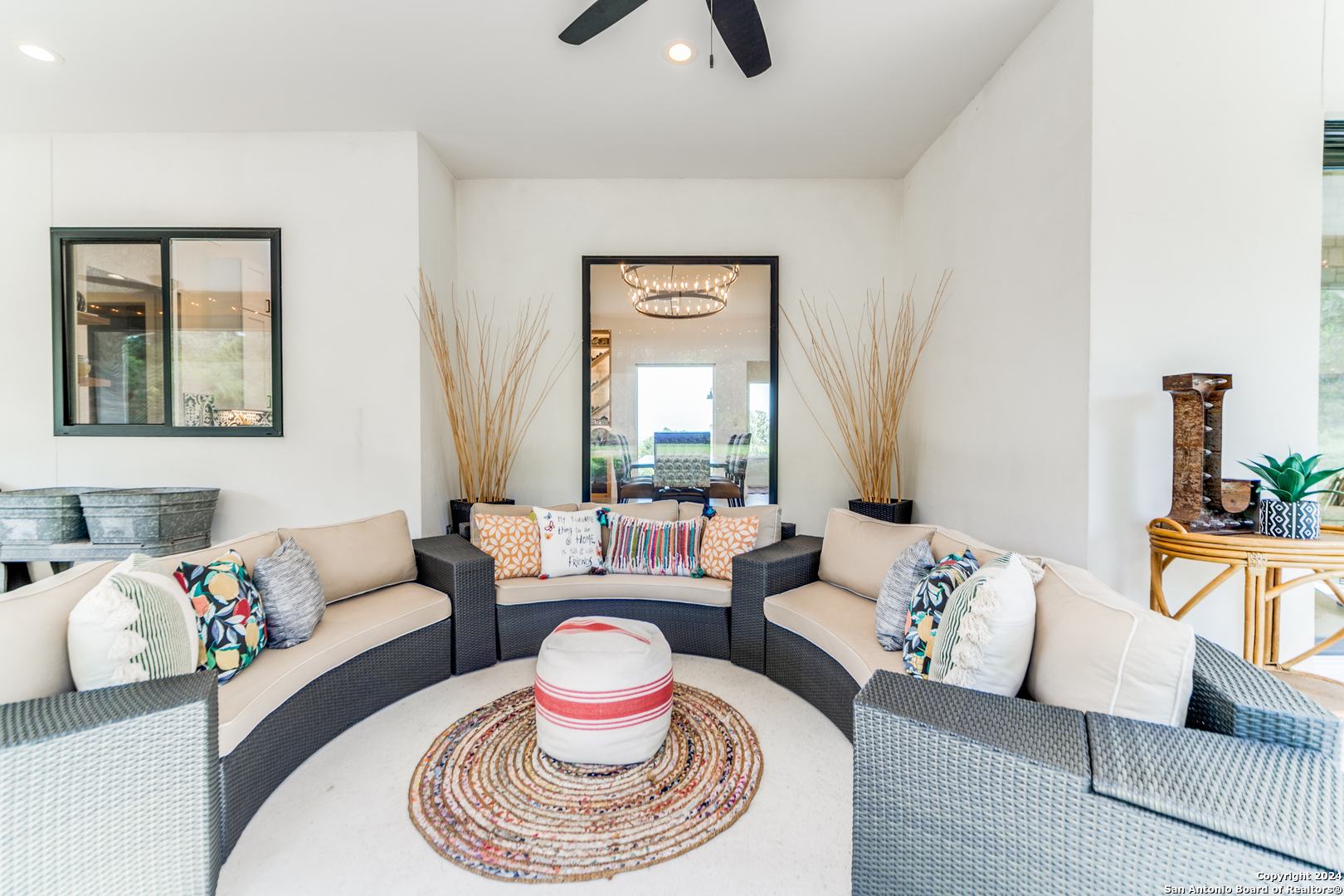 130 Saga Street Spring Branch, TX 78070 - Photo 41 of 49 a living room with furniture and a large window
